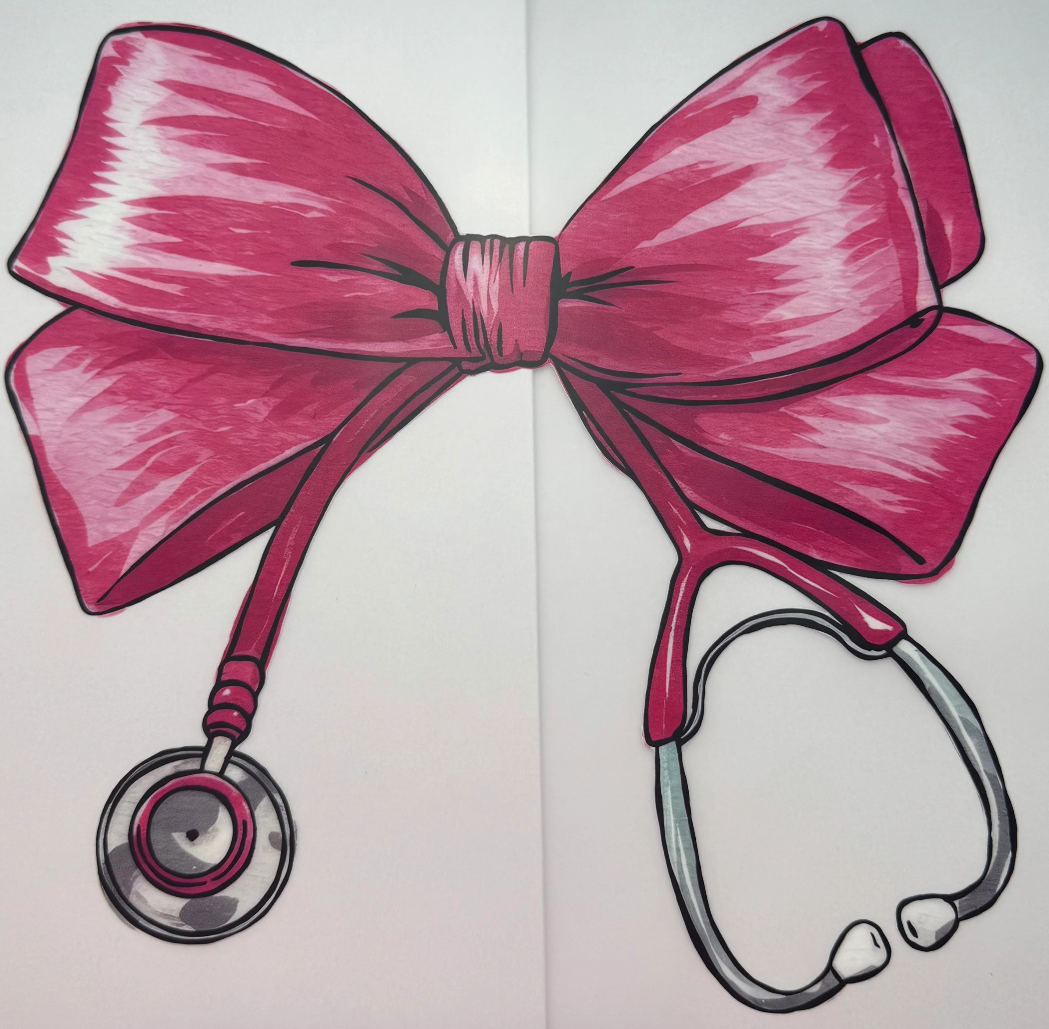 Pink Nurse Shirt Transfer