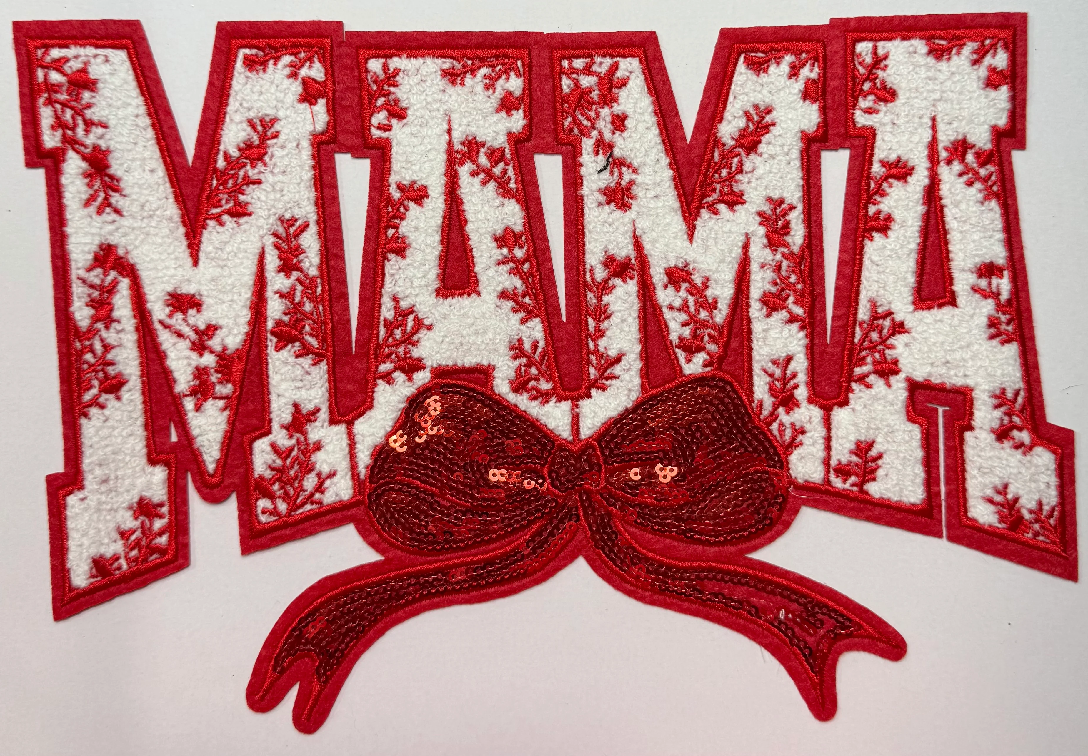 Red Mama Shirt Patch